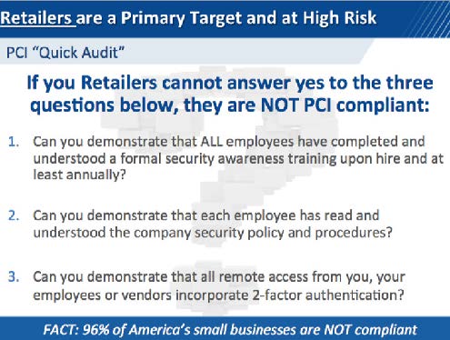 Merchant Quick PCI Audit Questions
